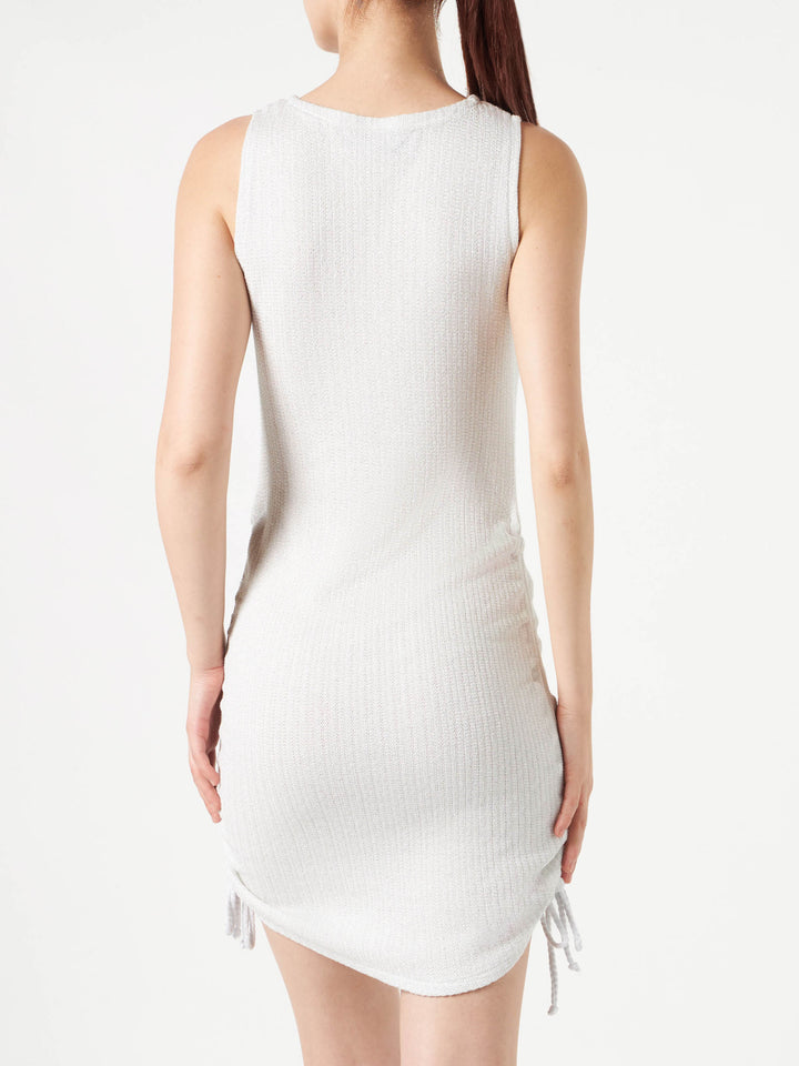 Ribbed sheath dress Jori with drawstring - MC2 Saint Barth