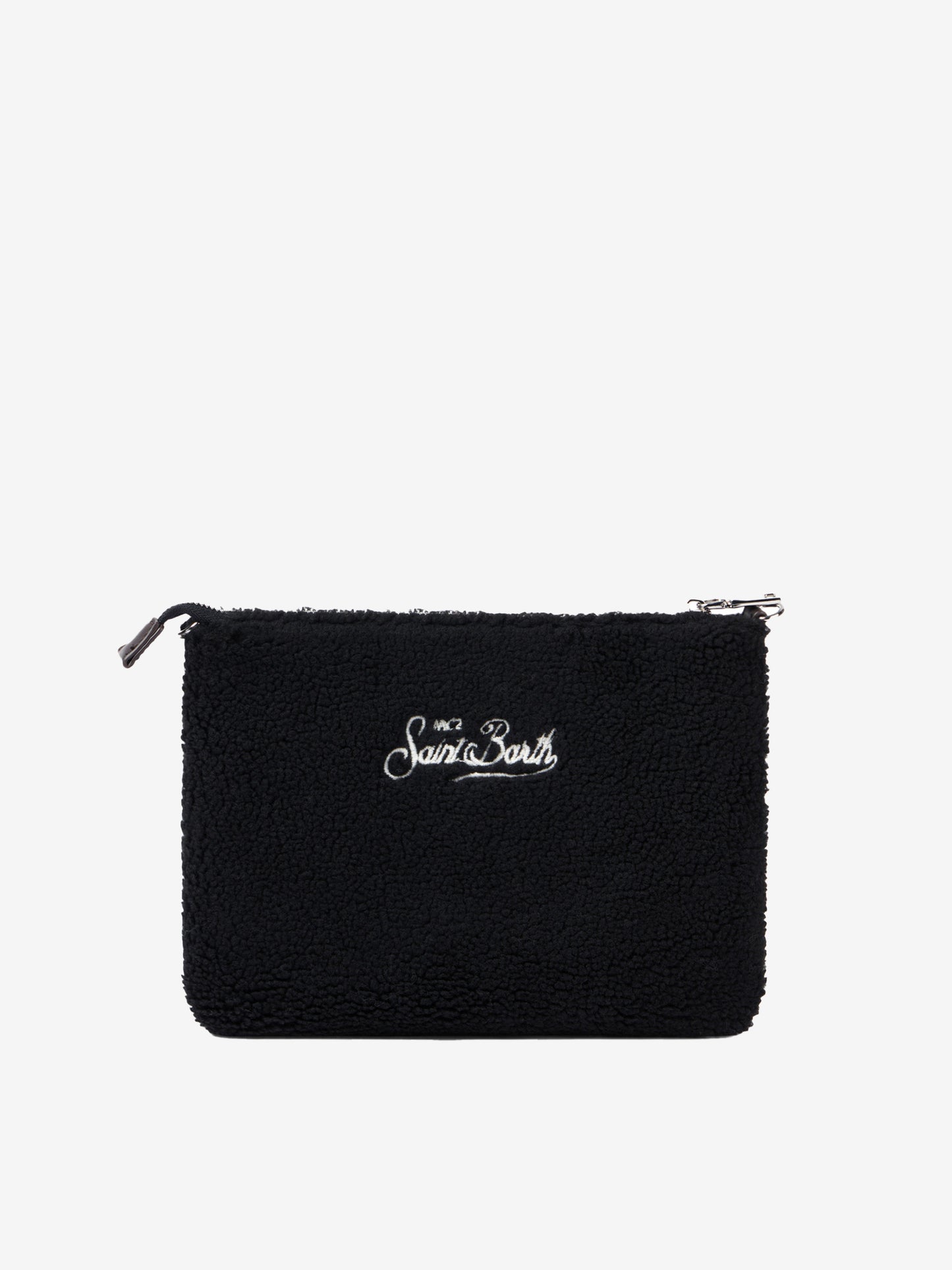 Parisienne black sherpa cross-body bag