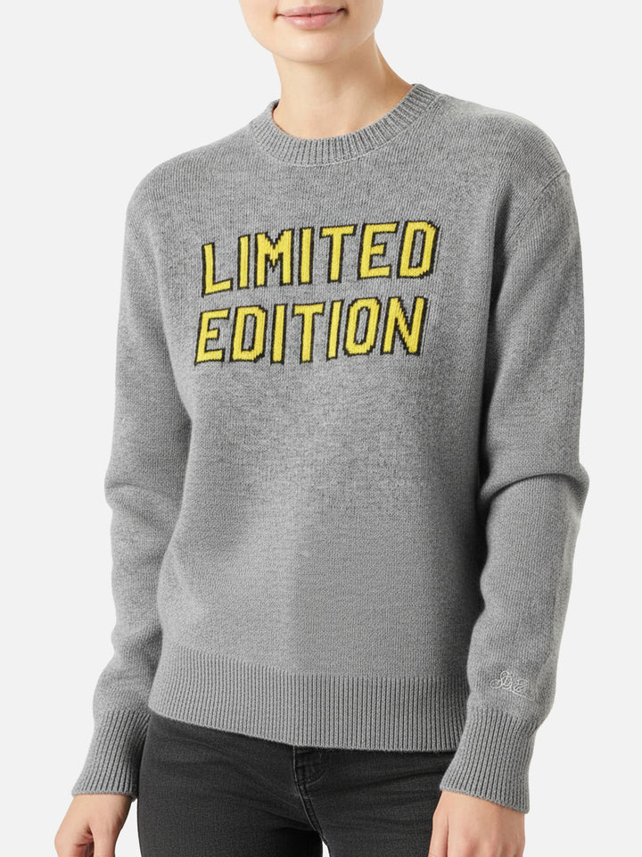 Woman sweater with Limited Edition lettering