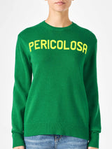 Woman sweater with Pericolosa lettering  | NIKI DJ SPECIAL EDITION