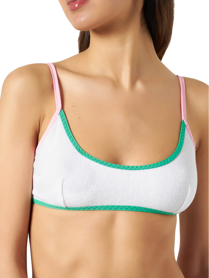 Costume da bagno da donna a bralette in spugna