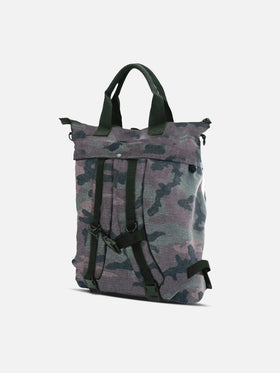 Canvas camouflage backpack