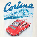 Herren-T-Shirt mit Cortina-Schriftzug