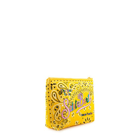Aline scuba pochette with bandanna print