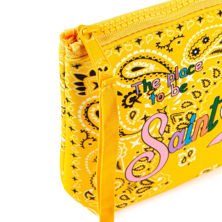 Aline Scuba-Pochette mit Bandana-Print