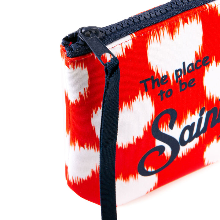 Aline Scuba-Pochette mit Herzdruck