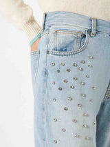 Jeans da donna con strass