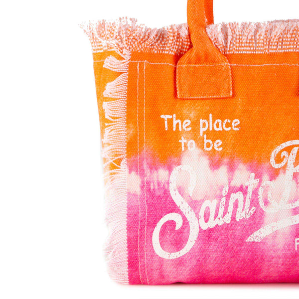 Colette tie dye canvas handbag