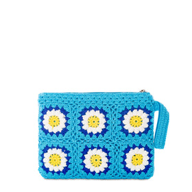 Parisienne-Häkelclutch mit Gänseblümchen-Stickerei