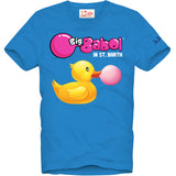 T-shirt da uomo in cotone con stampa papera e Big Babol | BIG BABOL® EDIZIONE SPECIALE