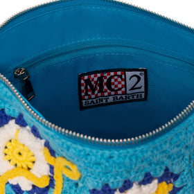 Parisienne-Häkelclutch mit Gänseblümchen-Stickerei