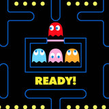 Costume da bagno da bambino in tessuto leggero con stampa Pac Man |Pacman©