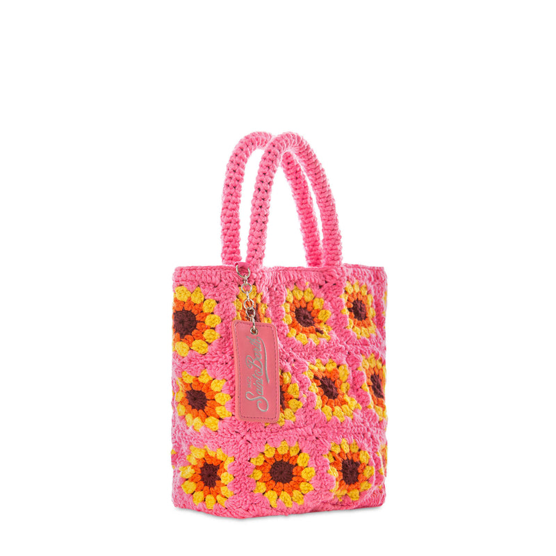 Sunflower crochet bag