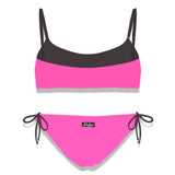 St. Barth Bralette-Bikini für Mädchen mit Grafik vorne