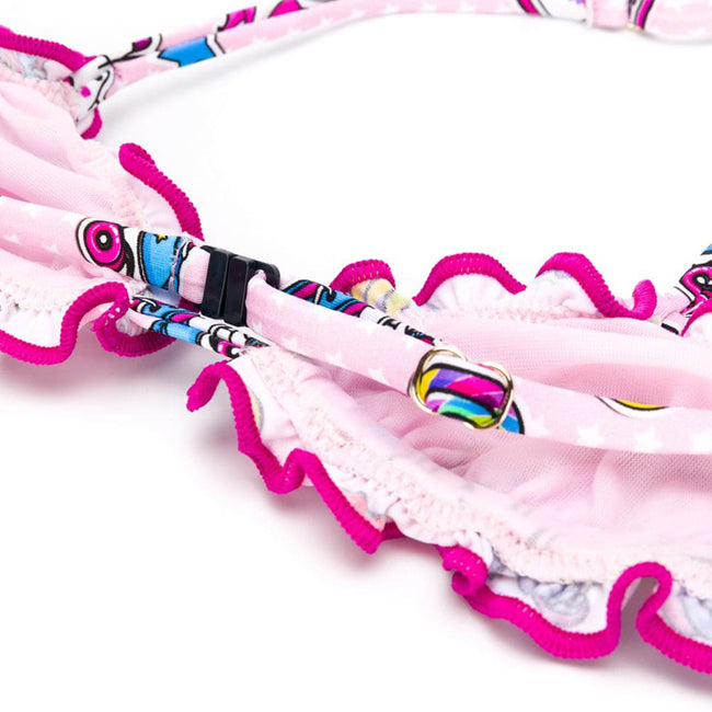 Girl triangle bikini with pattern - MC2 Saint Barth