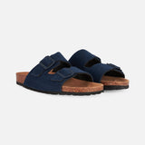 Blaue Herrensandalen aus Frottee