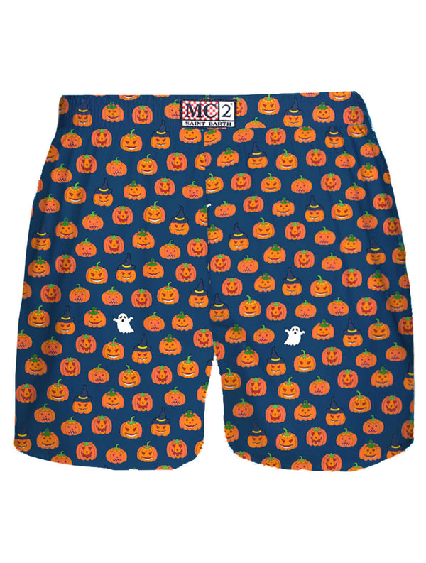 Herrenunterwäsche-Boxershorts mit Halloween-Aufdruck