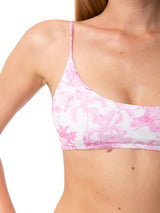 Bikini da donna a bralette con stampa giungla