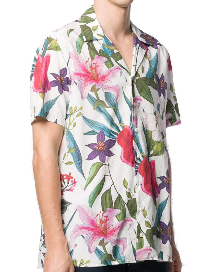Tropical print man shirt - MC2 Saint Barth