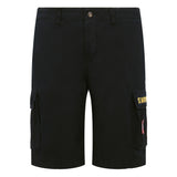 Blue cotton cargo shorts