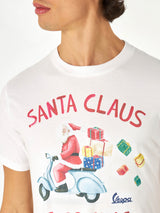 T-Shirt Mann Santa Claus is Coming Aufdruck – Vespa Special Edition®