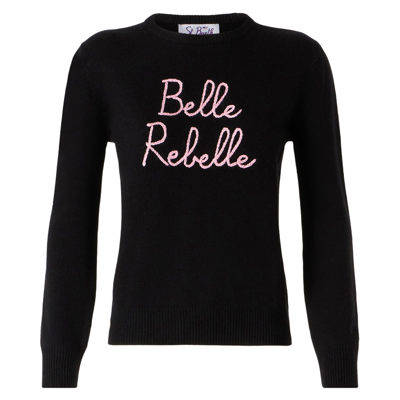 Maglia da donna con ricamo Belle Rebelle