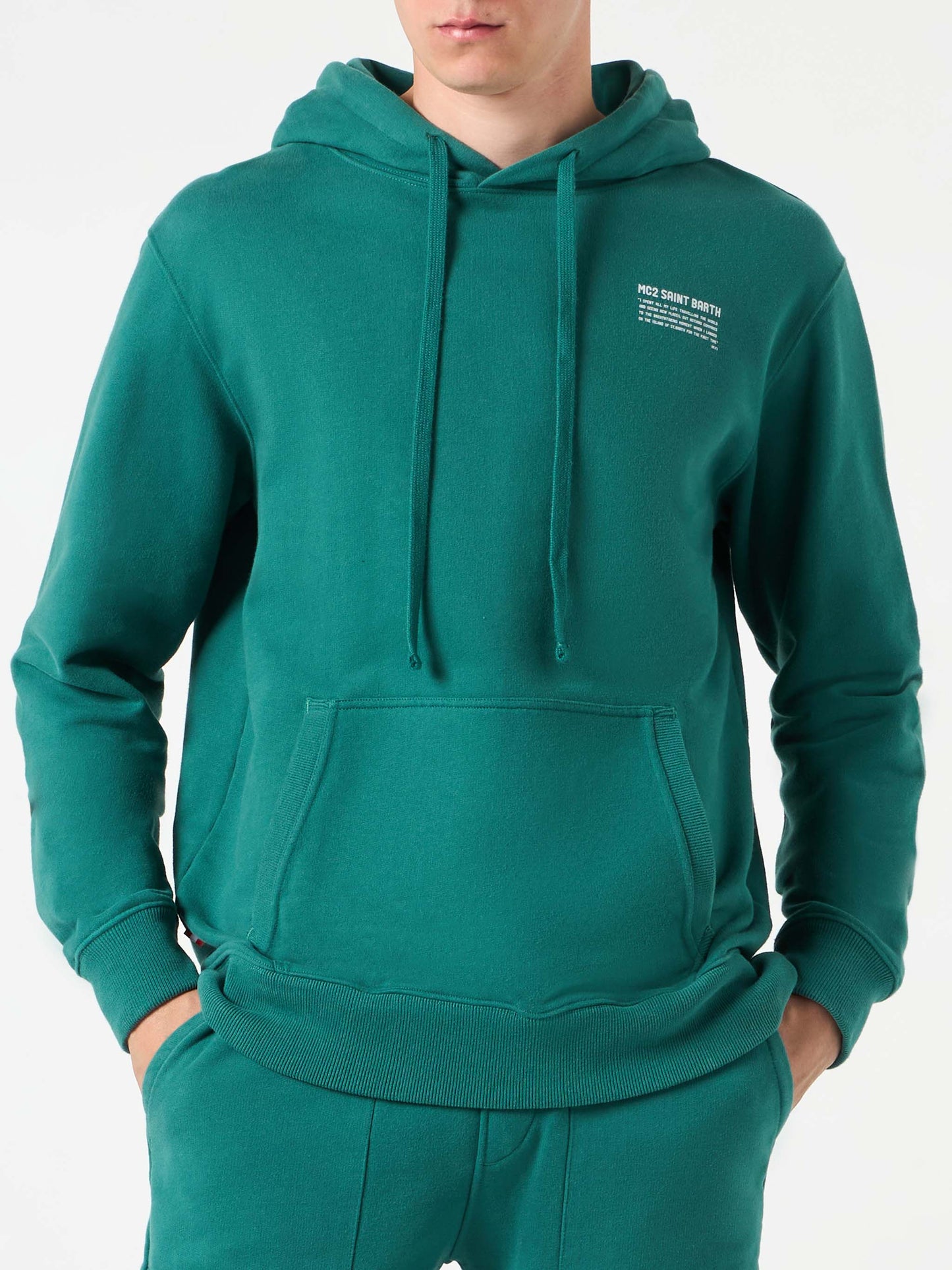 Grüner Kapuzenpullover | Pantone® Sonderausgabe