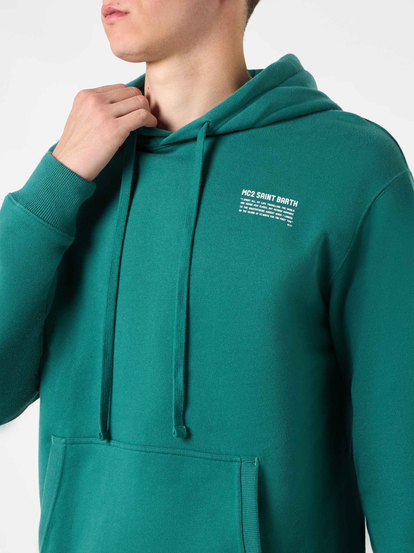 Grüner Kapuzenpullover | Pantone® Sonderausgabe
