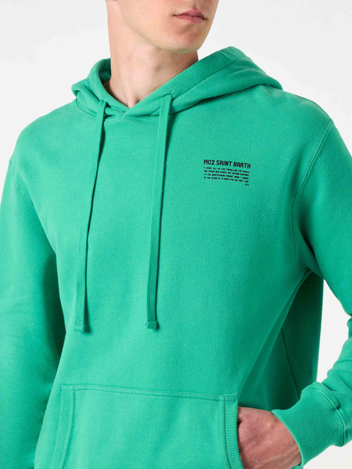 Grasgrüner Kapuzenpullover | Pantone® Sonderausgabe