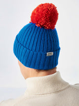 Man beanie with pompon