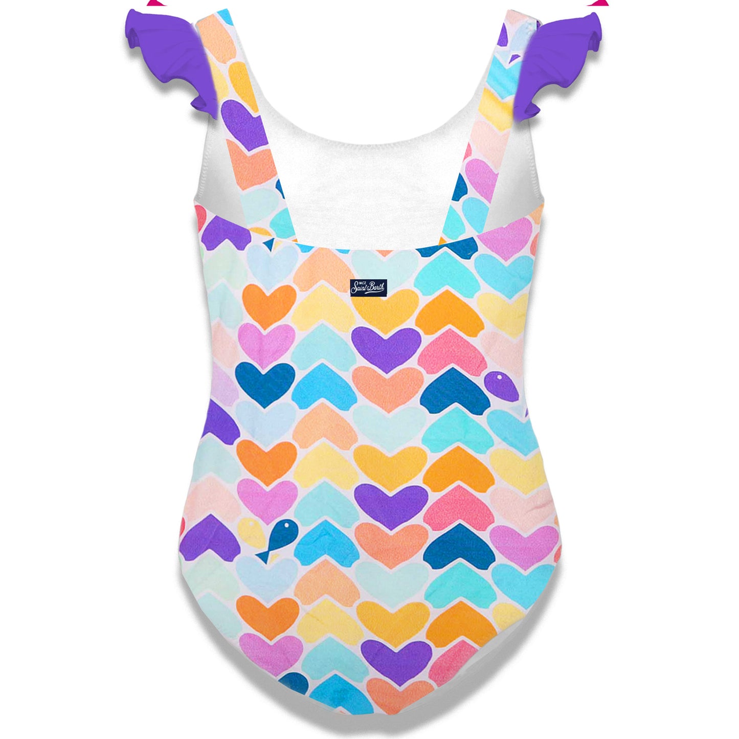 Girls swimsuit with ruffles - MC2 Saint Barth