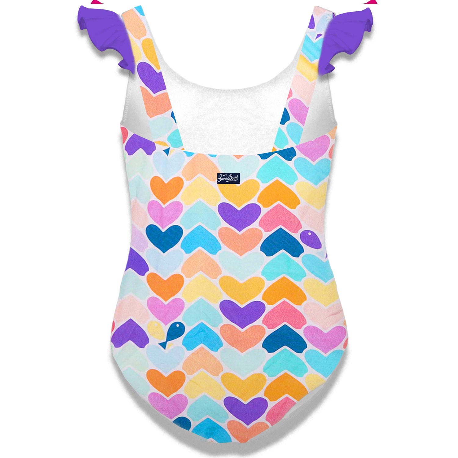 Girls swimsuit with ruffles - MC2 Saint Barth