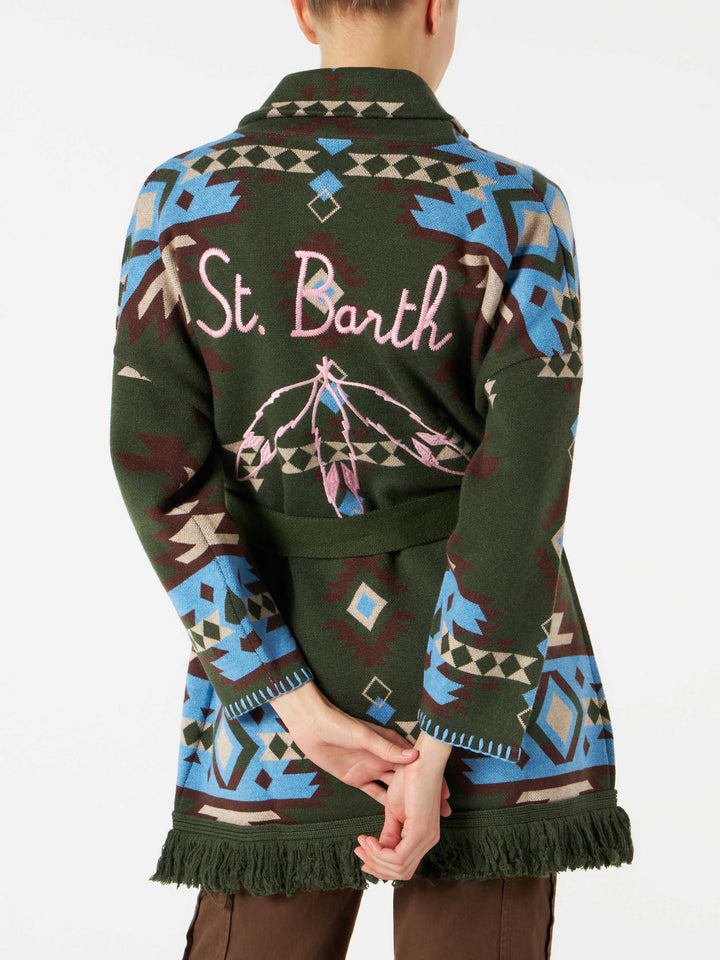 Cardigan da donna con cintura