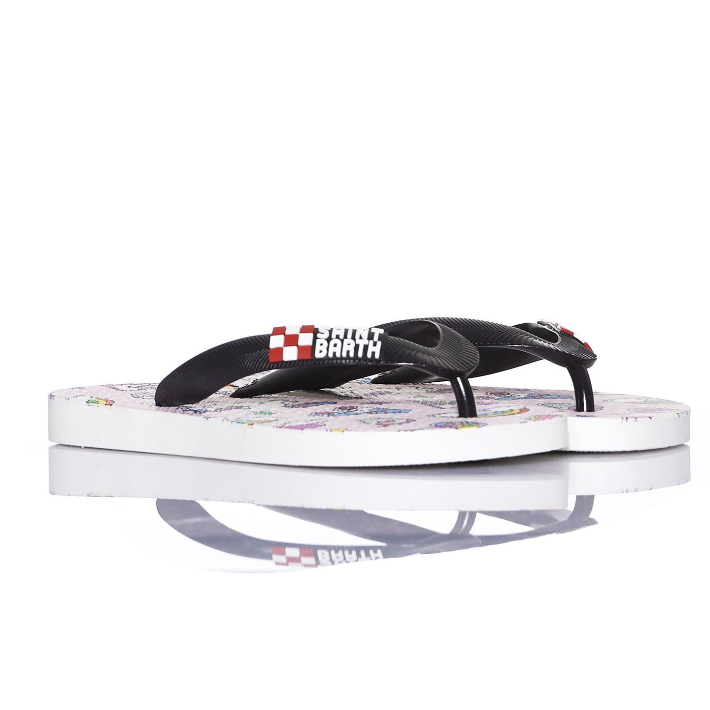 Mädchen-Flip-Flops mit lustigem rosa Aufdruck