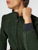 Man British green thermo jacket