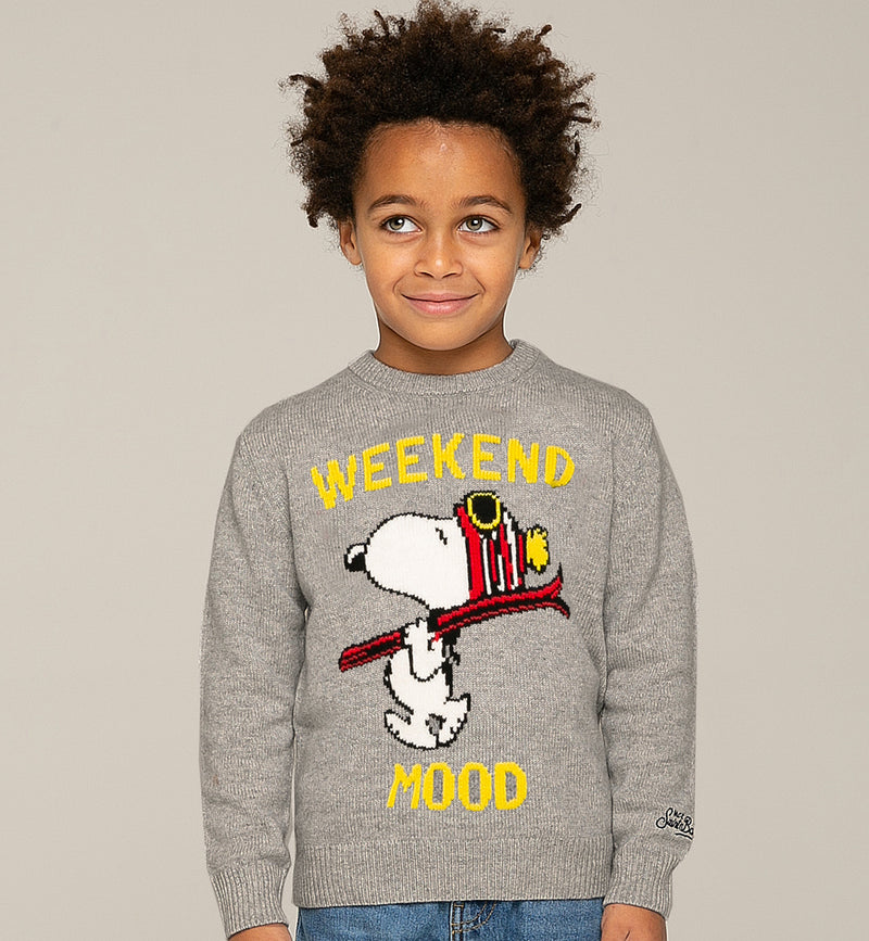 Kinderpullover mit Snoopy Weekend Mood-Print | Peanuts™ Sonderausgabe