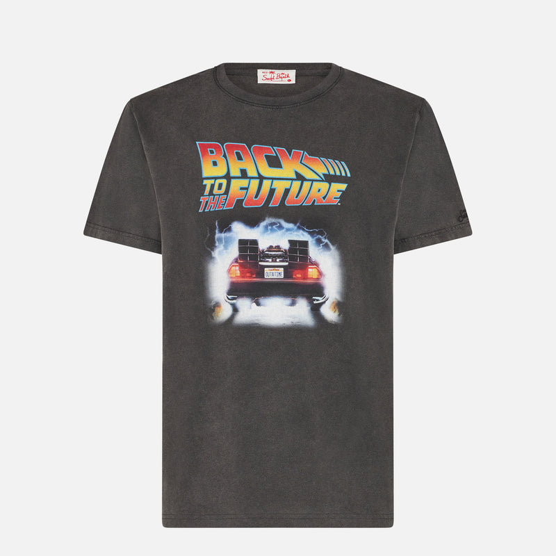 T-shirt da uomo in cotone con stampa frontale Back to the Future | RITORNO AL FUTURO EDIZIONE SPECIALE