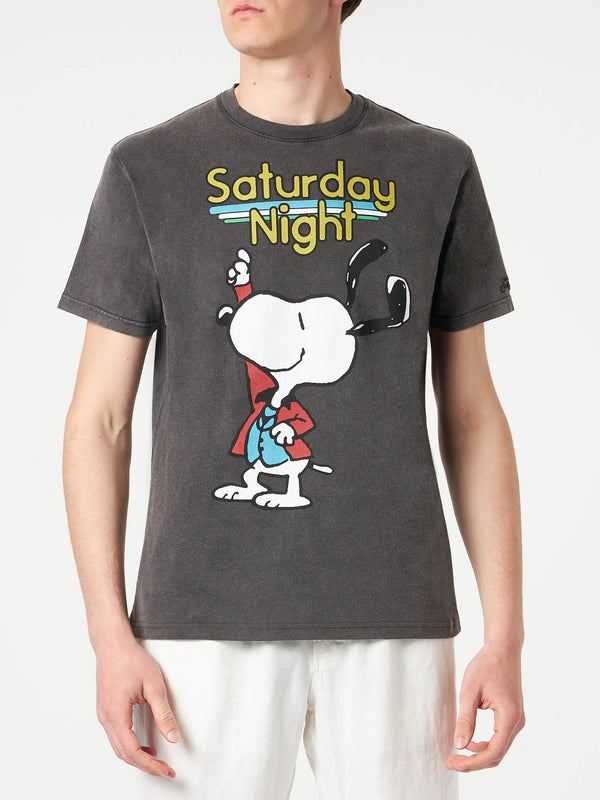 Man cotton t-shirt with Snoopy dancer print | PEANUTS® SPECIAL EDITION