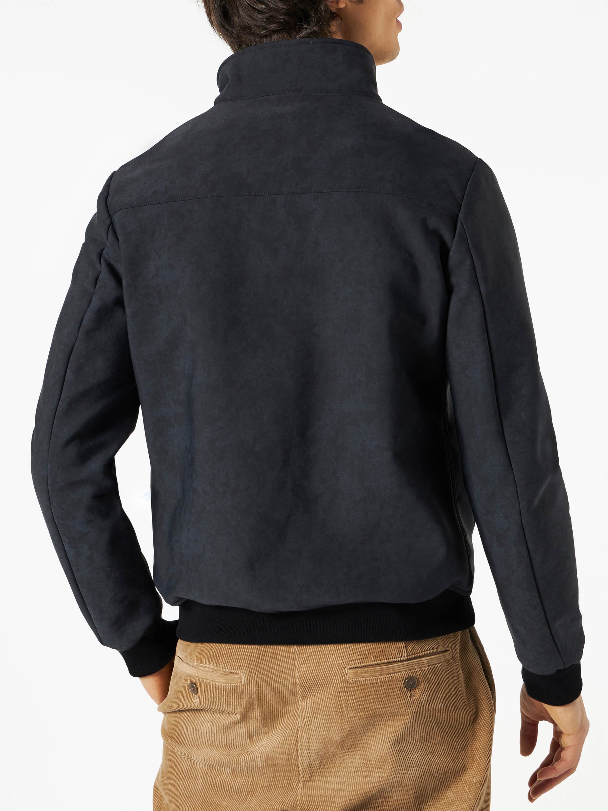Man mélange black thermo jacket Byron - MC2 Saint Barth