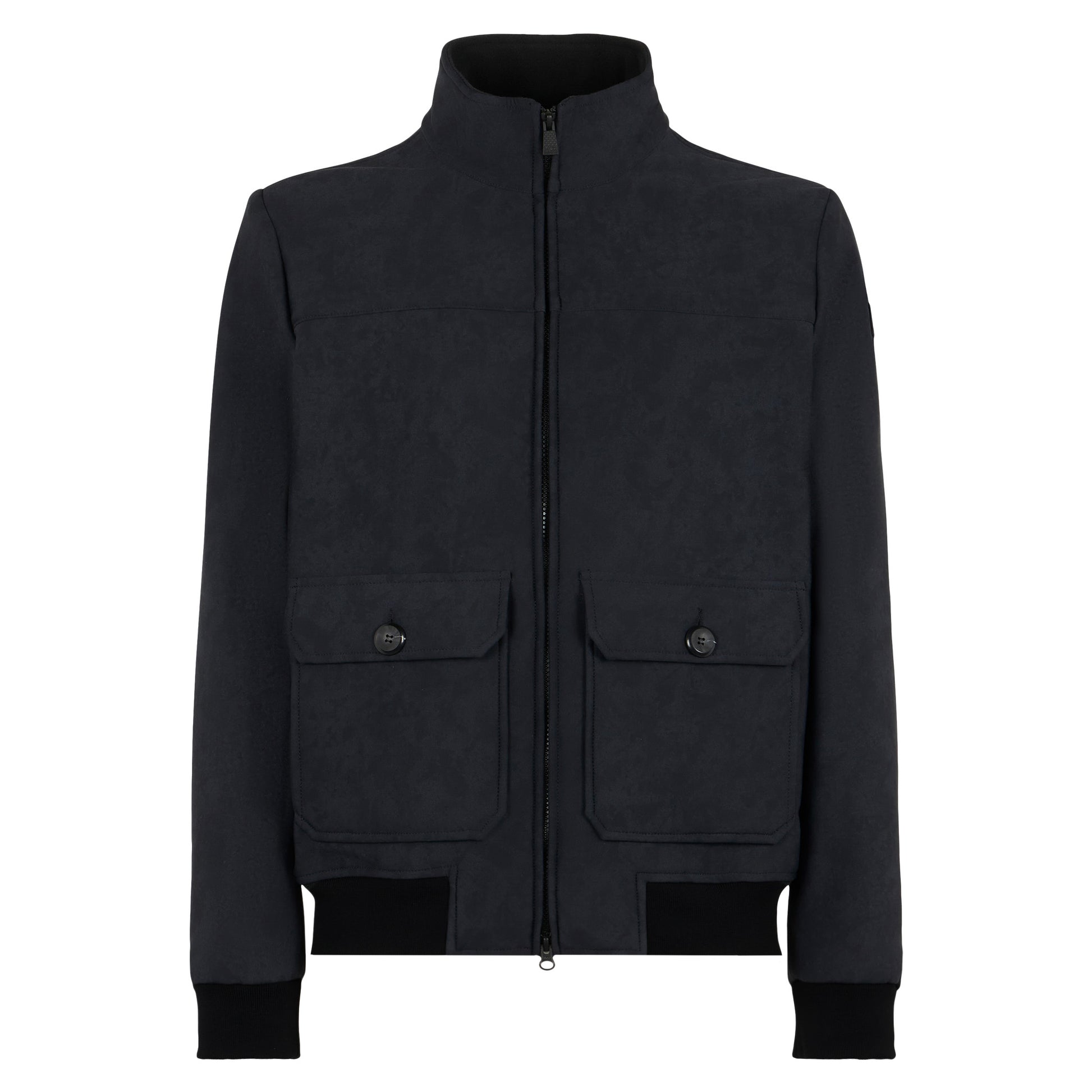 Man mélange black thermo jacket Byron - MC2 Saint Barth