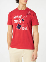 T-shirt Bonne Année et Rosé rossa