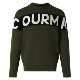 Maglione in misto cashmere da uomo con jacquard Courma