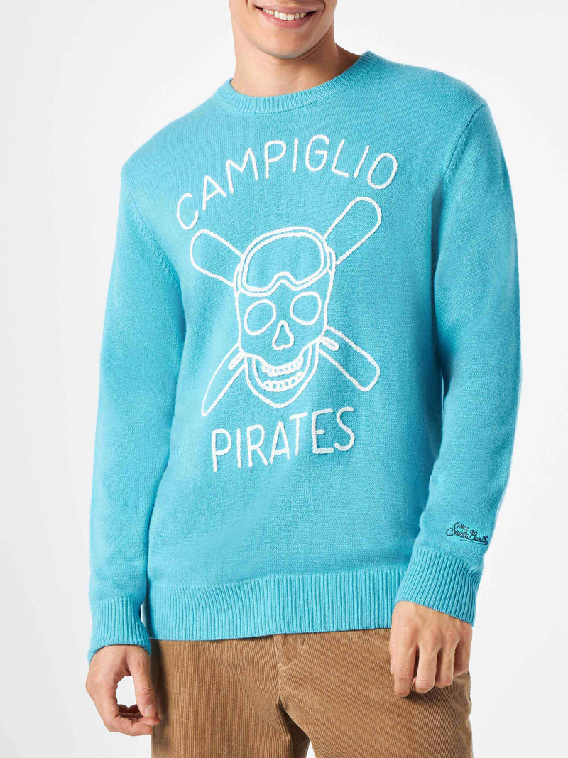 Man sweater with Campiglio Pirates embroidery