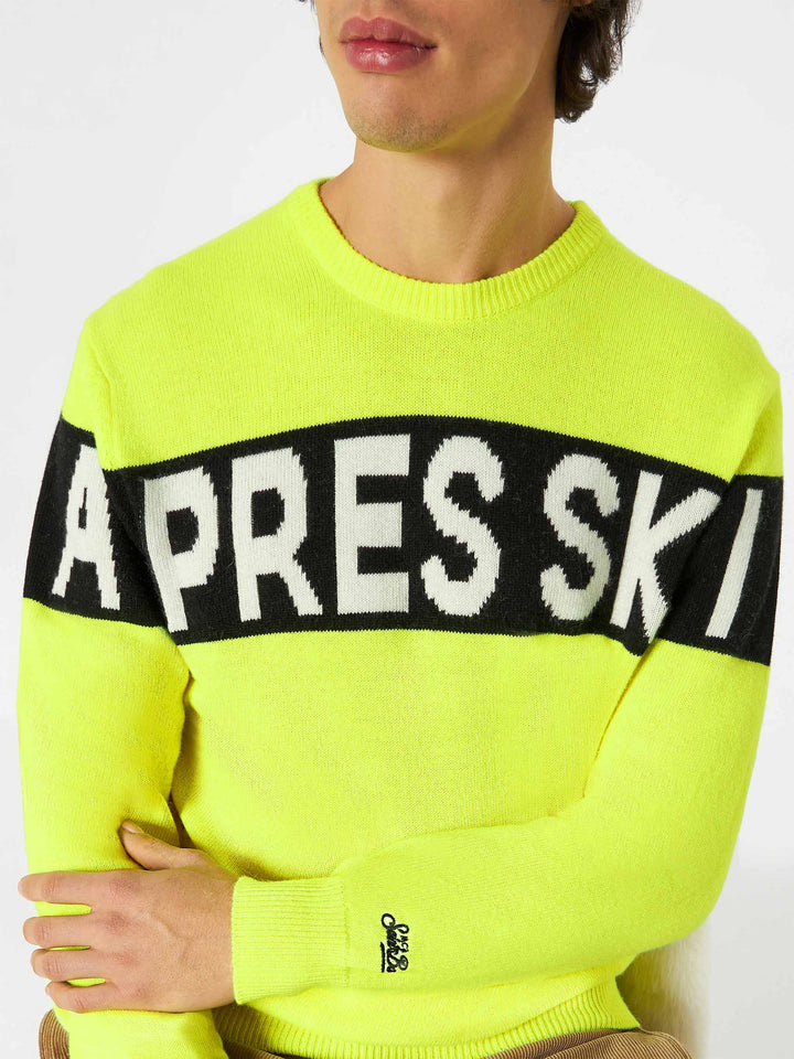 Maglione da uomo con scritta Apres Ski