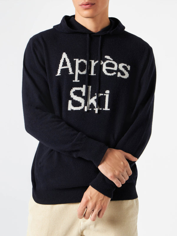 Maglia da uomo con cappuccio e ricamo Après Ski