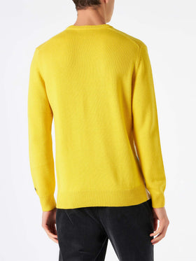 Maglione da uomo con cartolina Les Alpes