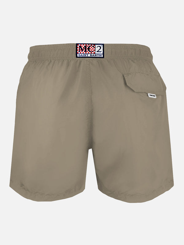 Herren beige Badeshorts | PANTONE™ SONDERAUSGABE