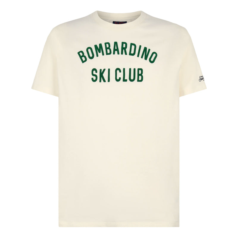 T-shirt da uomo con stampa Bombardino Ski Club