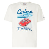 Herren-T-Shirt mit Cortina-Schriftzug