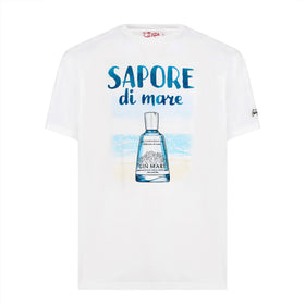 Herren-T-Shirt aus Baumwolle mit Gin-Aufdruck | GIN MARE SONDEREDITION